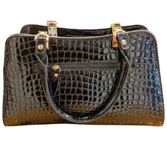 Julia and Michael Embellished Patent Leather Purse - Picture 2 of 5